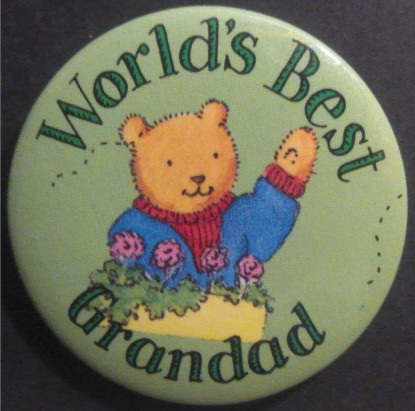 Rusted 1982 CND Badge