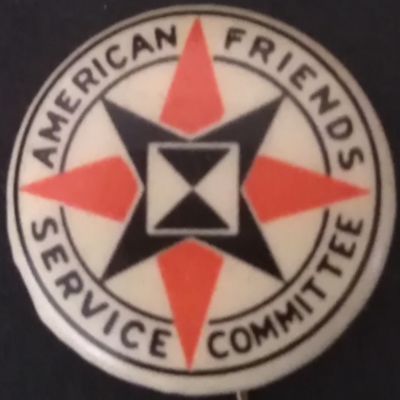 Rusted 1982 CND Badge