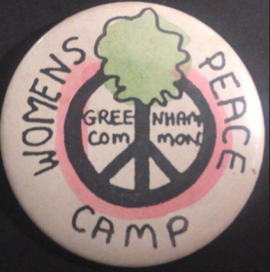 Rusted 1982 CND Badge