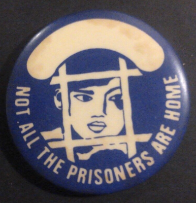 Rusted 1982 CND Badge