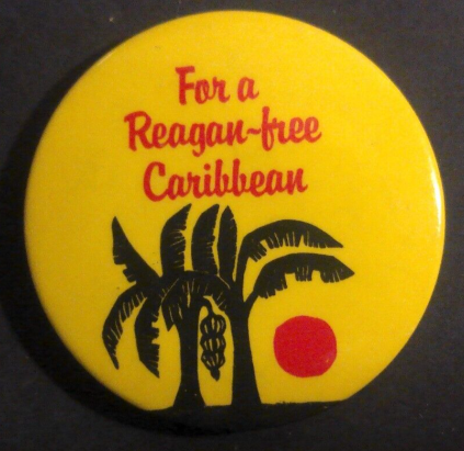 Rusted 1982 CND Badge