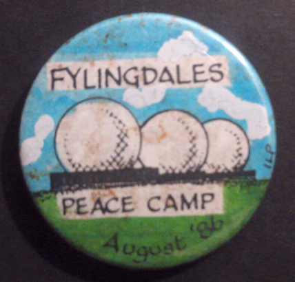 Rusted 1982 CND Badge