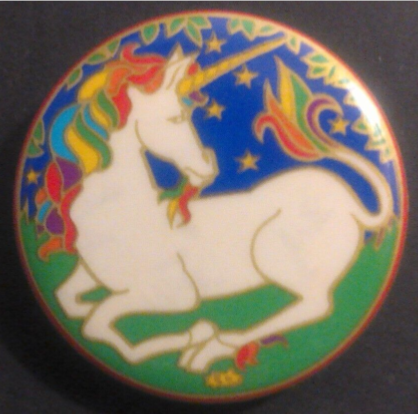 Rusted 1982 CND Badge