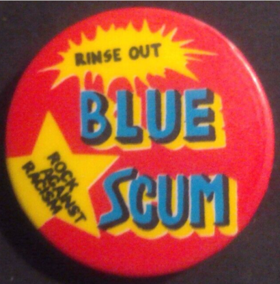 Rusted 1982 CND Badge