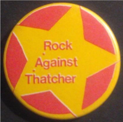 Rusted 1982 CND Badge