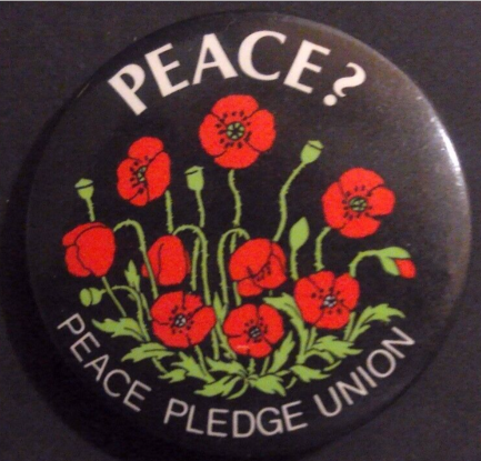 Rusted 1982 CND Badge