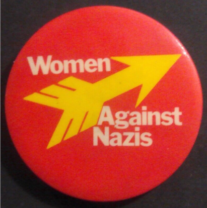 Rusted 1982 CND Badge