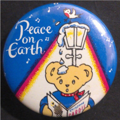 Rusted 1982 CND Badge