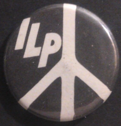 Rusted 1982 CND Badge