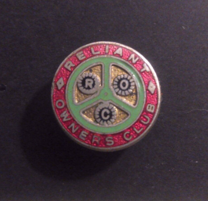 Rusted 1982 CND Badge