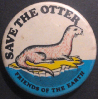 Rusted 1982 CND Badge