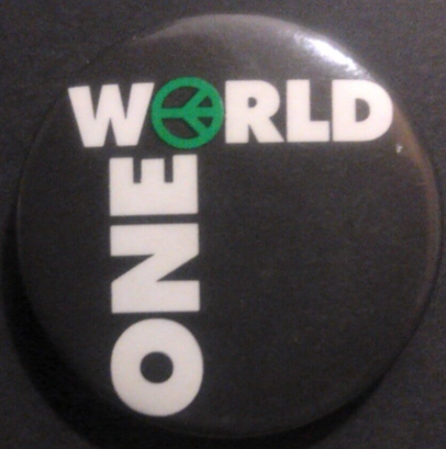 Rusted 1982 CND Badge