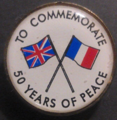 Rusted 1982 CND Badge