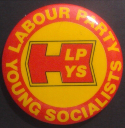 Rusted 1982 CND Badge