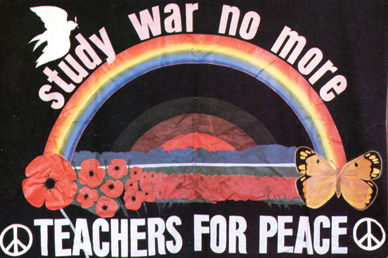Vintage Peace Camp Postcard