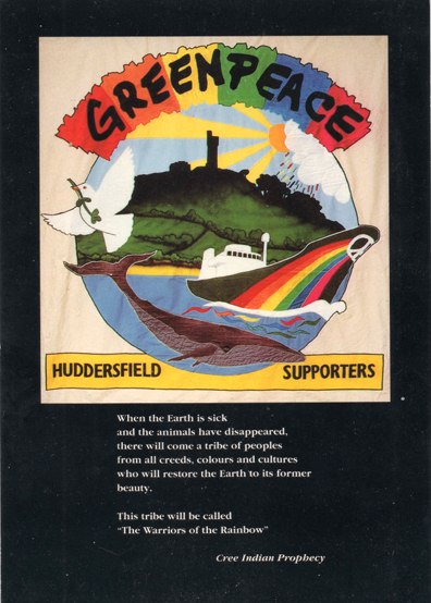 Vintage Peace Camp Postcard