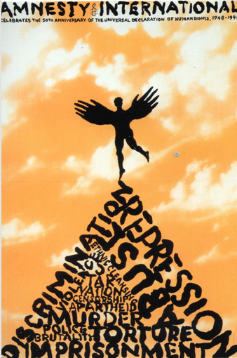 Vintage Peace Camp Postcard