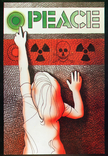 Vintage Peace Camp Postcard